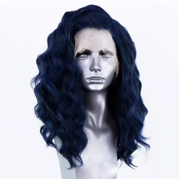 - 💫 12” BLUE WAVY LACE FRONT WIG💫 *NEW*🆕🆕🆕